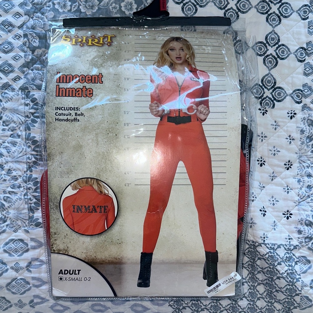 Spirit Women's Bold Orange Jumpsuit